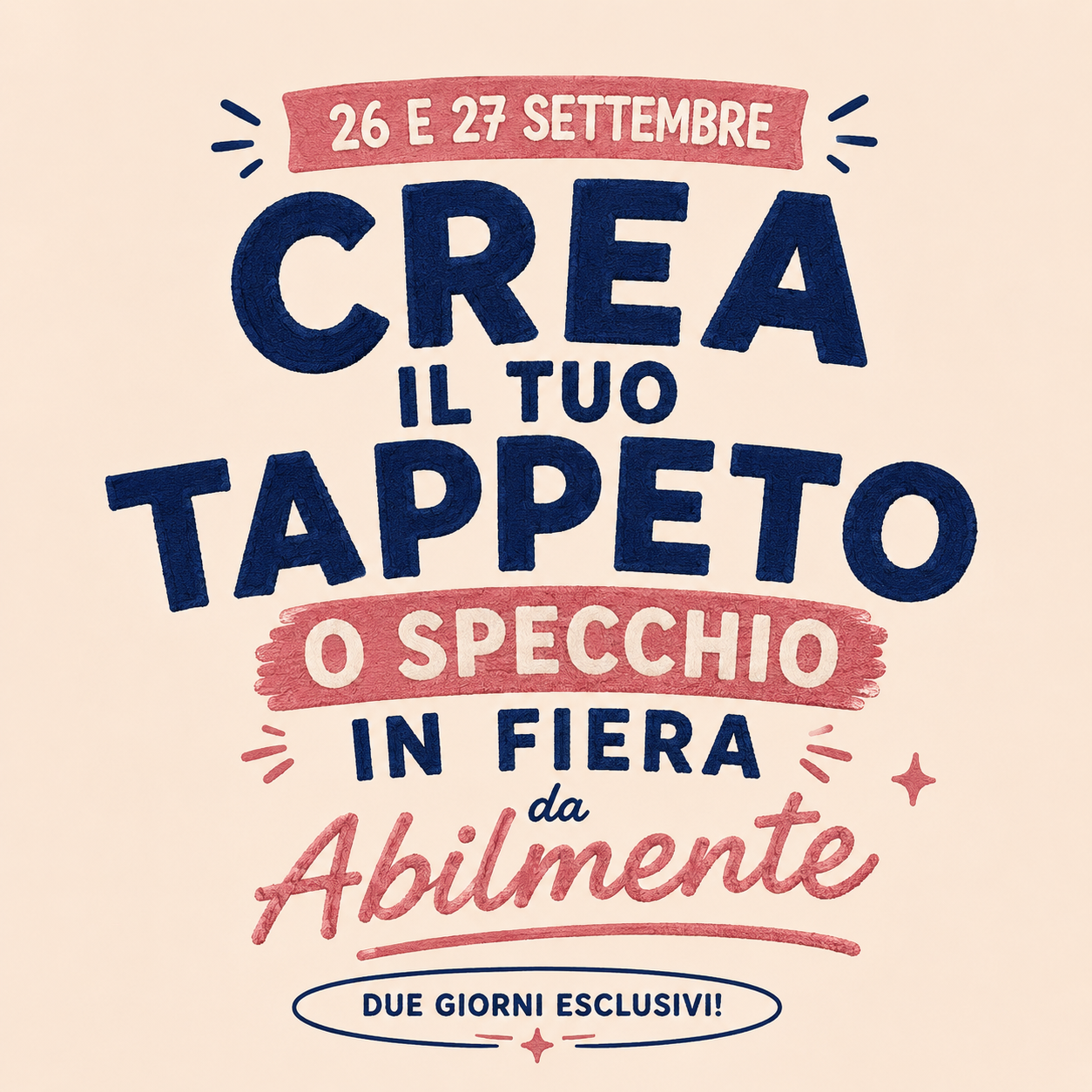 Tufting in Fiera- Tappeto o Specchio