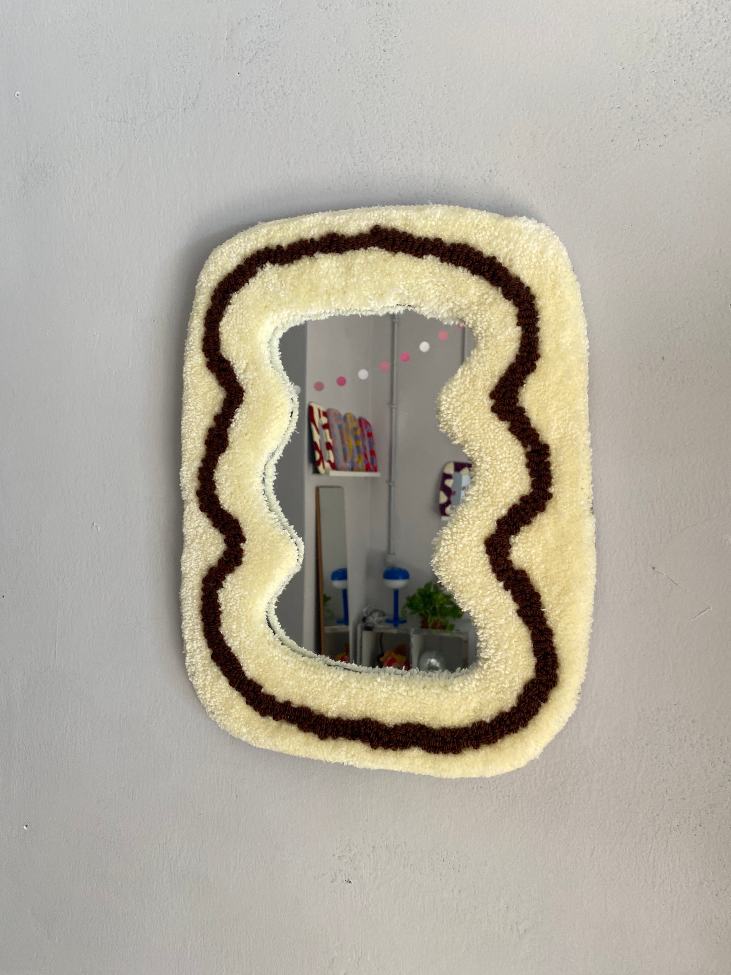 Specchio tufting color panna