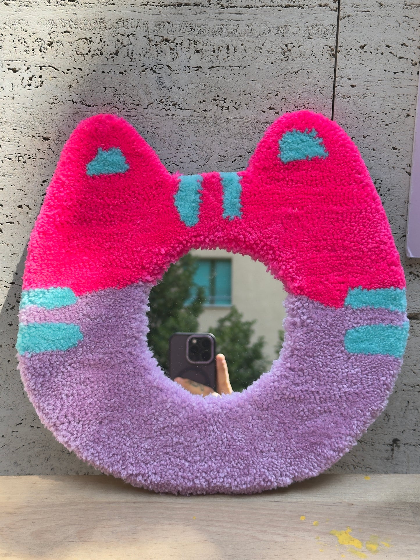 Specchio Gatto Fluo