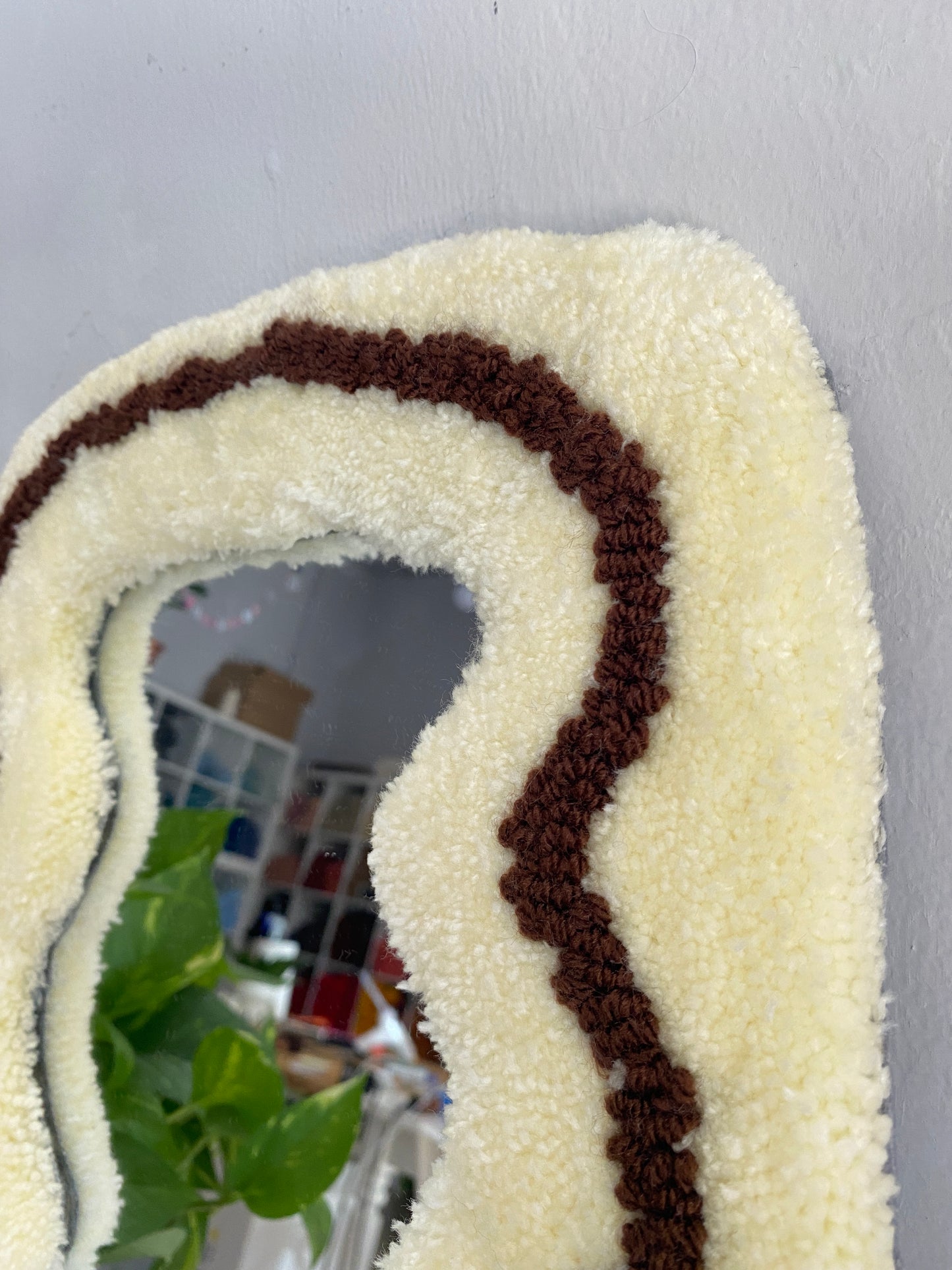 Specchio tufting color panna