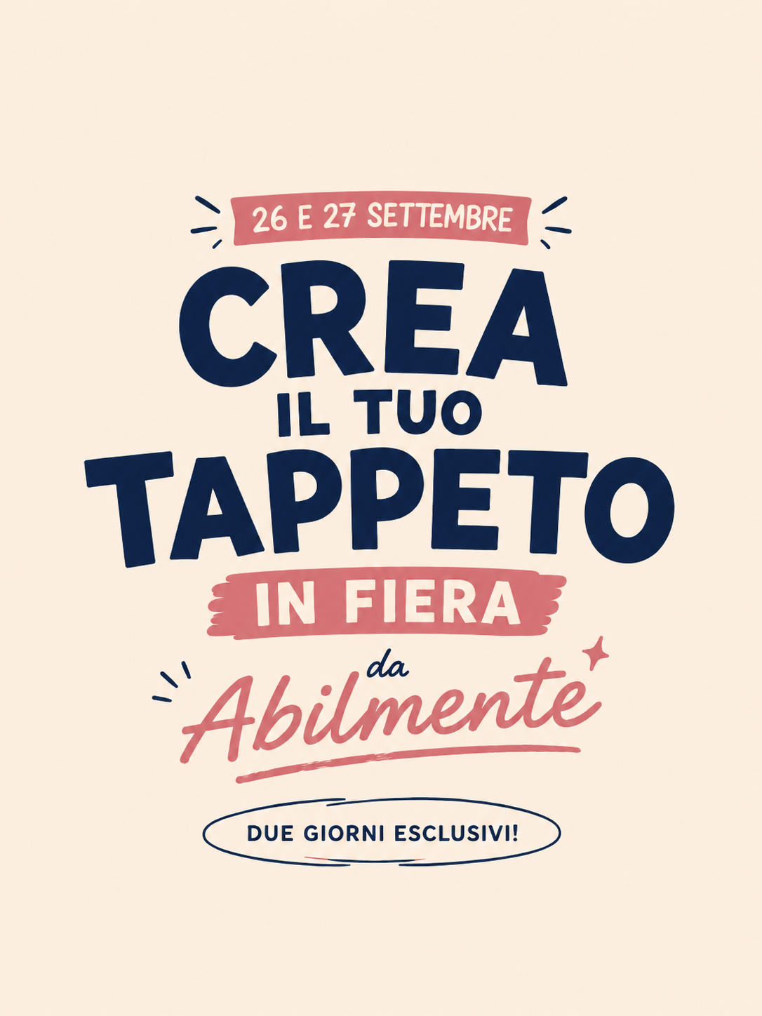 Tappeto tufting in Fiera