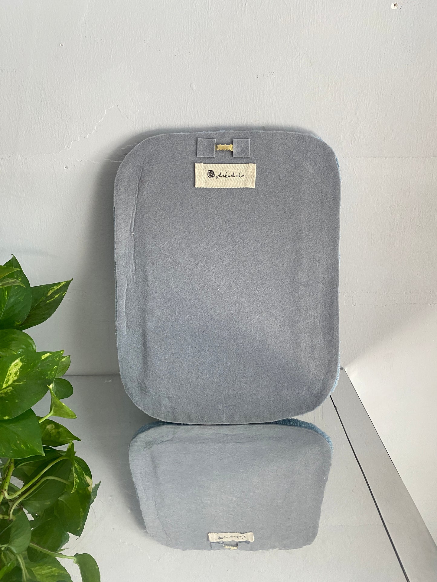 Specchio tufting color azzurro