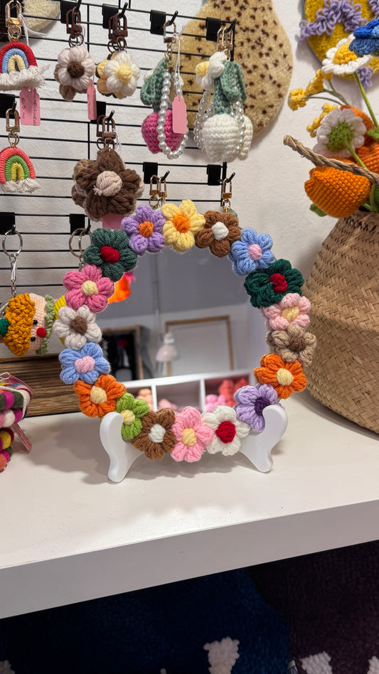 Specchio con fiori 🌺 20cm