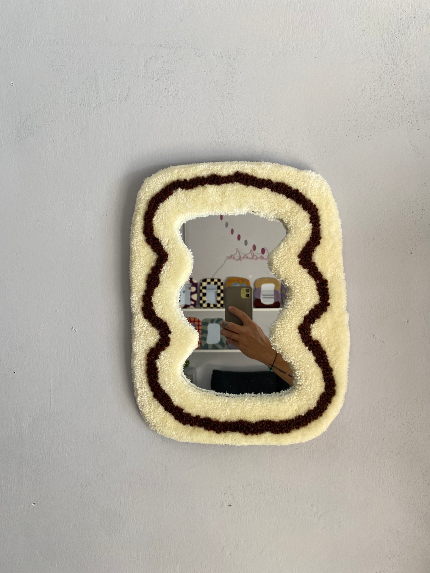 Specchio tufting color panna