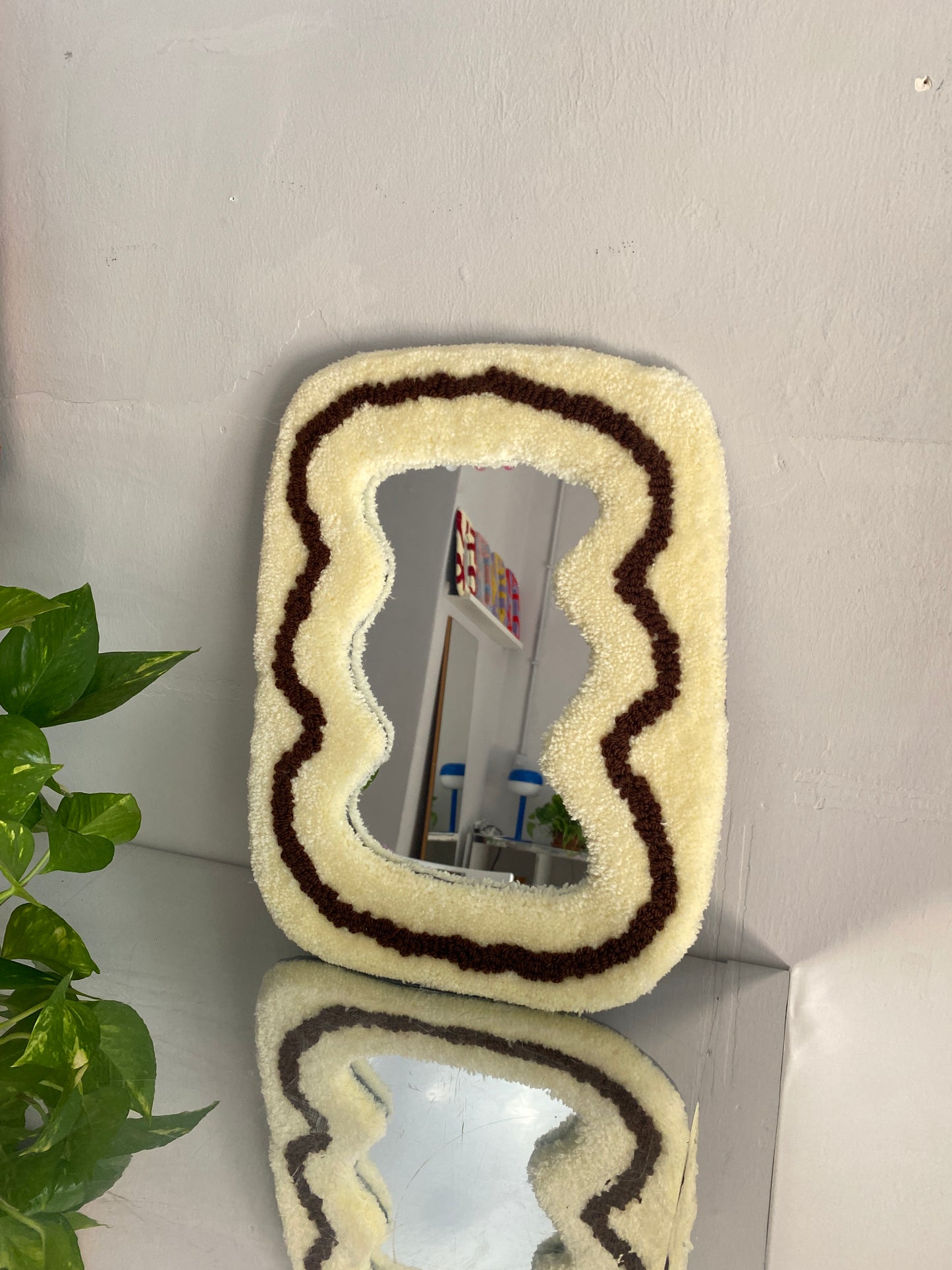 Specchio tufting color panna
