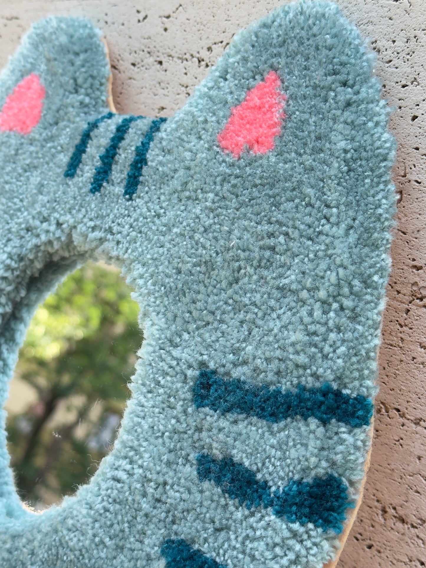 Specchio Gatto con Papillon