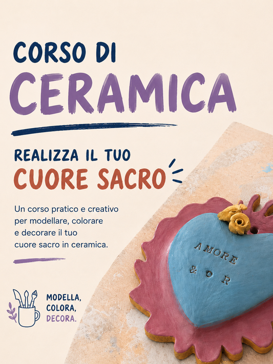 Workshop ceramica Cuore Sacro