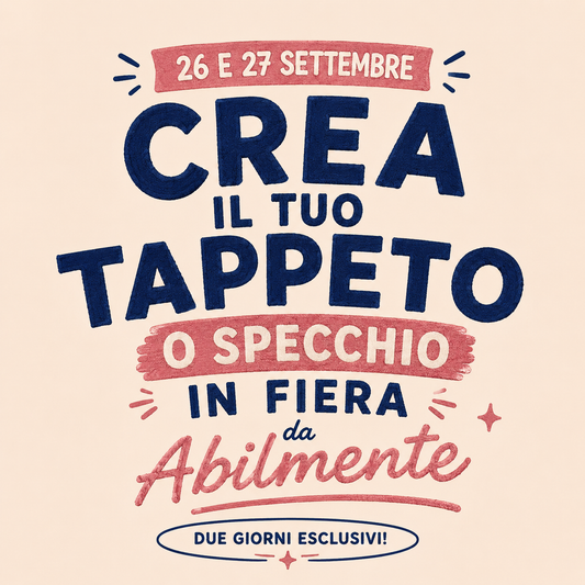 Tufting in Fiera- Tappeto o Specchio