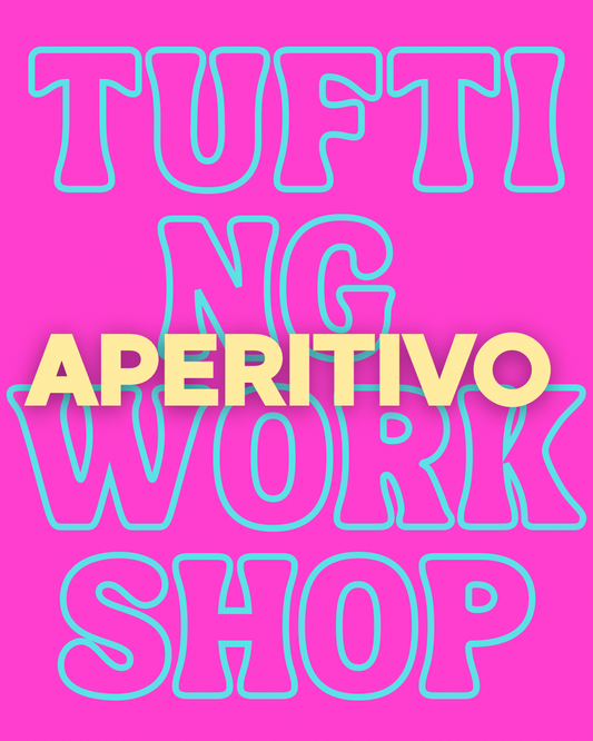 Aperitivo Tufting Workshop Tappeto e specchio, Vino e stuzzichini