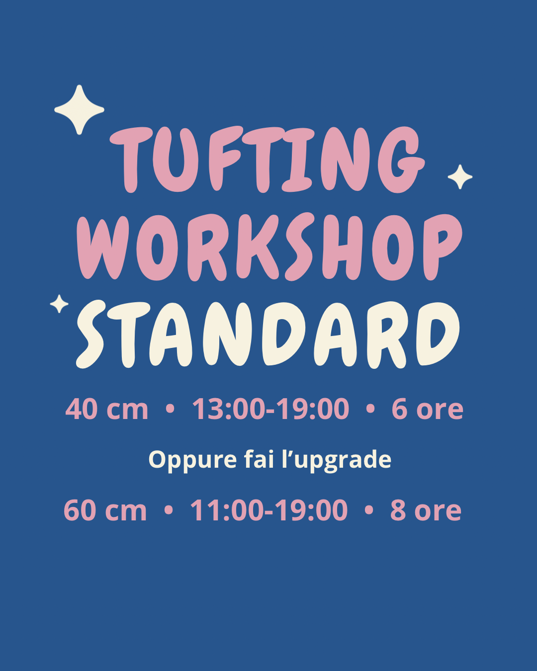 2026 Tufting workshop standard
