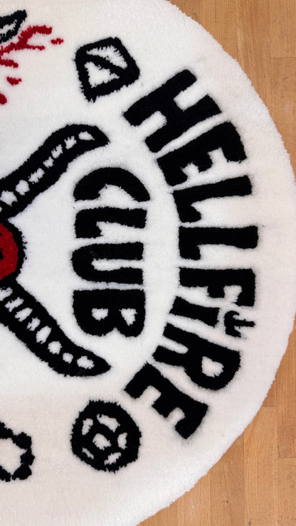 Tappeto stranger things “hellfire club”