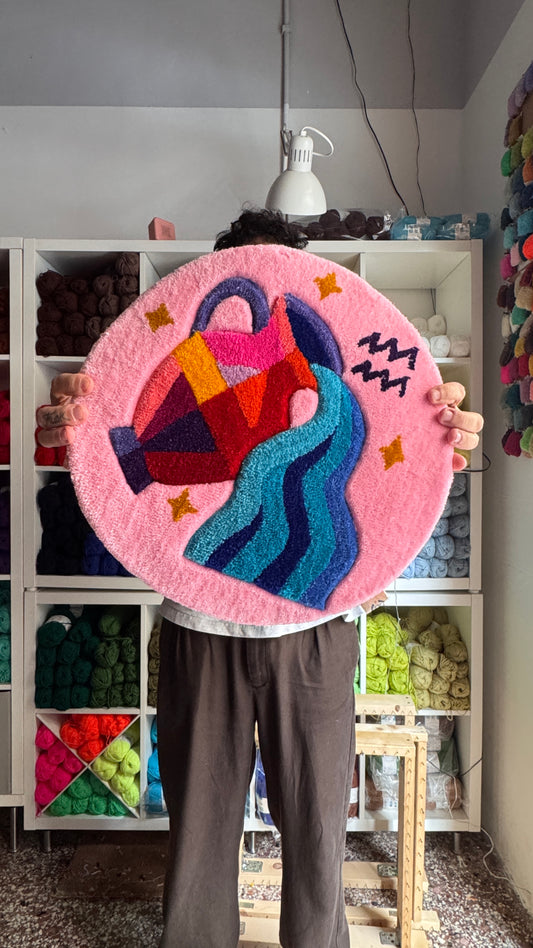 Tappeto zodiaco acquario ♒️