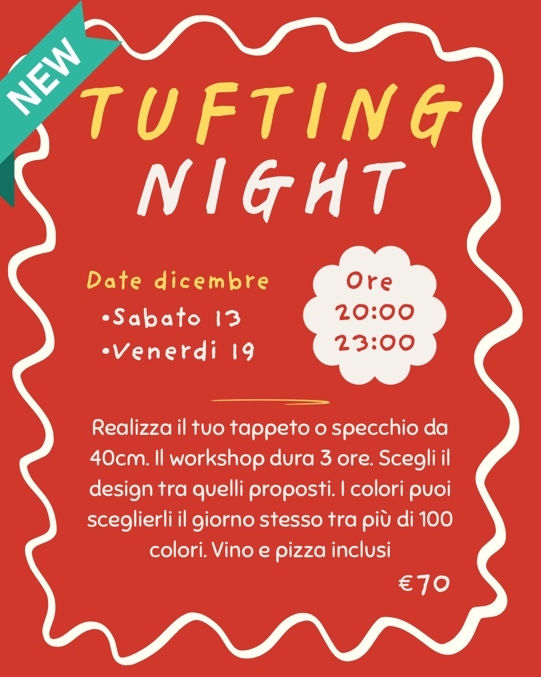 Tufting Night✨🍷 🍕