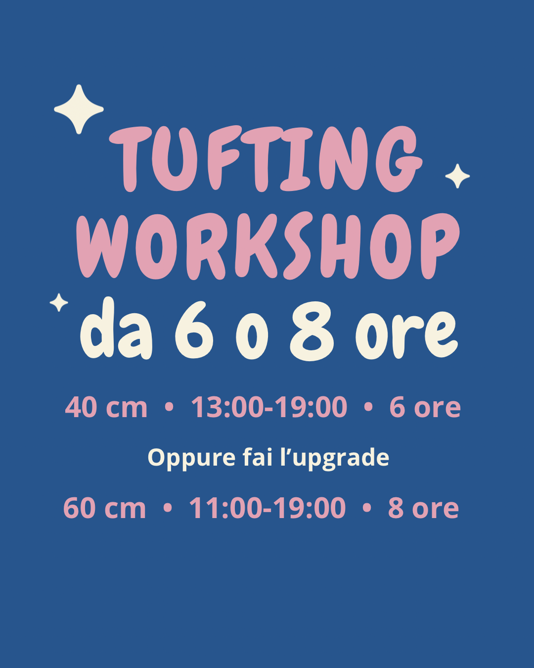 2026 Tufting workshop standard