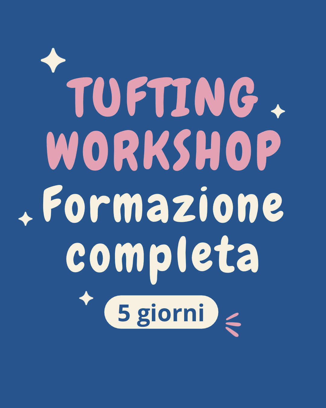 Corso completo di Tufting a Roma