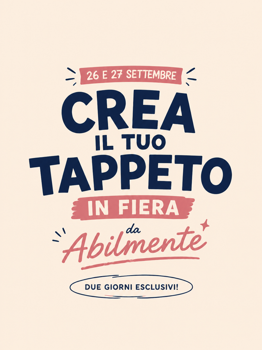 Tappeto tufting in Fiera