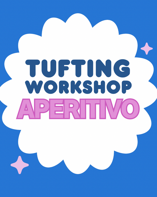 Aperitivo Tufting Workshop Tappeto e specchio, Vino e stuzzichini