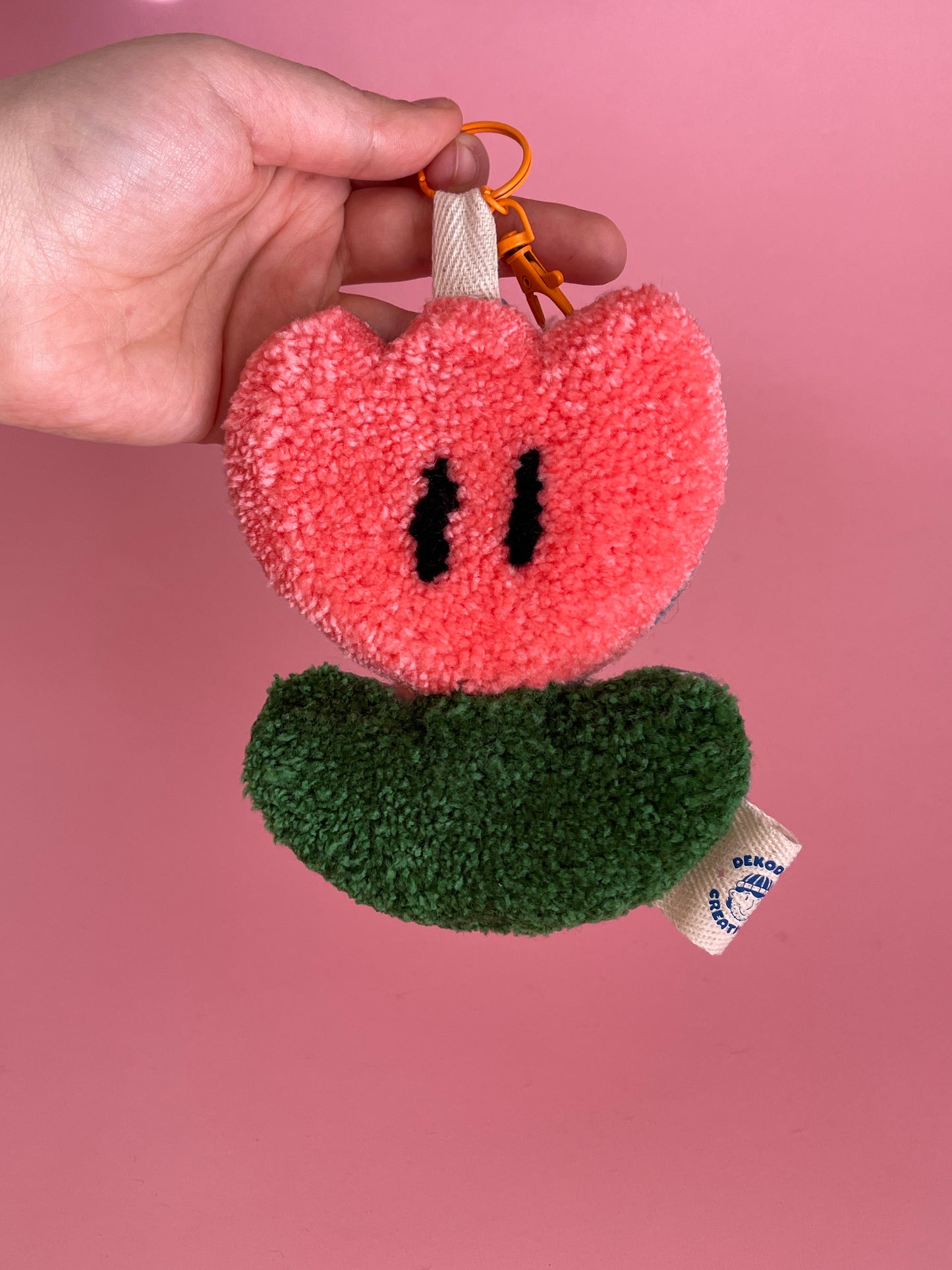 Fiore rosa 10 cm | Portachiavi