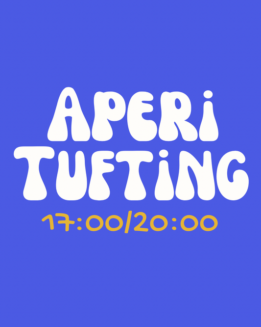 Aperitivo tufting workshop✨🍷