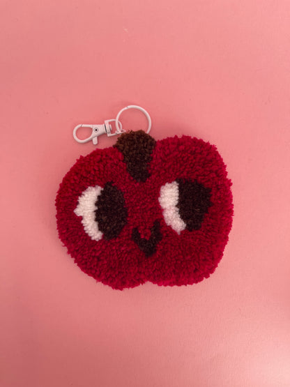 Ciondolo mela rossa | portachiavi | 10 cm