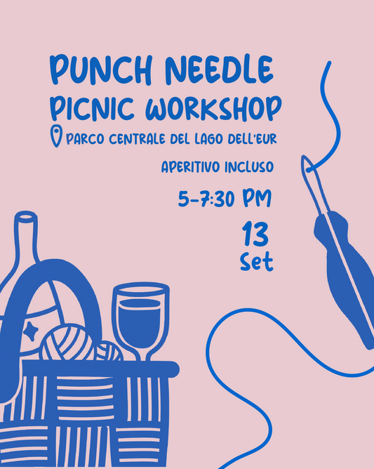 Punch Needle PIC NIC laghetto dell’Eur