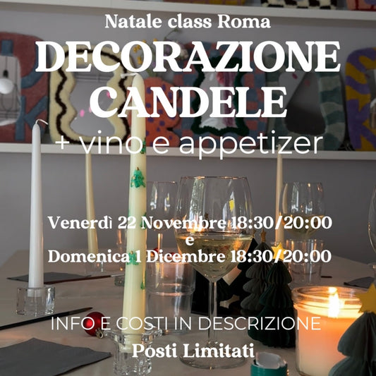 Decorazione Candele Natale