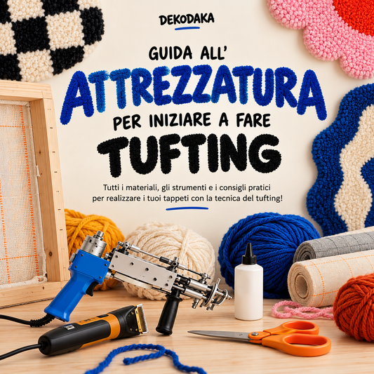 Materiali e strumenti per creare tappeti: la mia lista